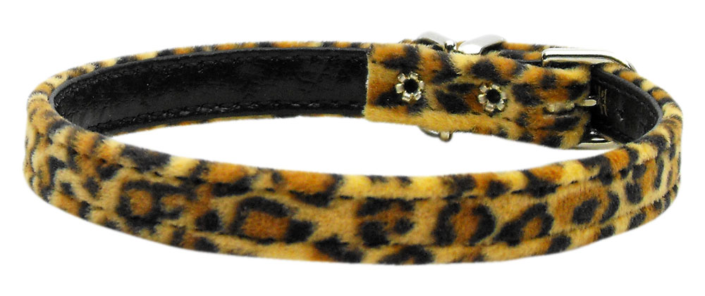 3/8" Plain Animal Print Collar Leopard 8